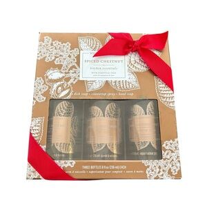 William Sonoma Spiced Chestnut Kitchen Essentials Dish Soap Hand Soap Spray 8 oz